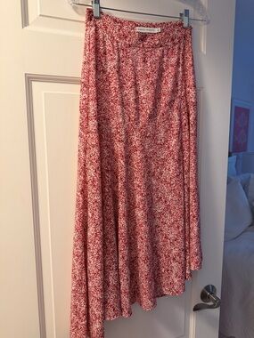 Rebecca Minkoff Floral Midi skirt with slit